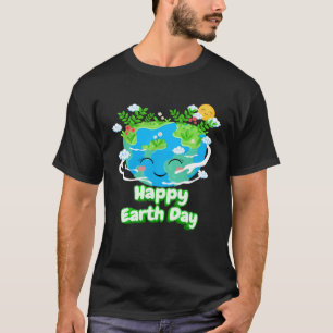 Herzgestalteter Earth Day Alltägliche Bienen Welt- T-Shirt