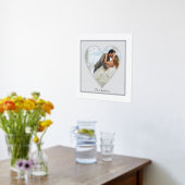 Herzgestalteter Foil Akzent für Hochzeitplakatdruc Foliendrucke (Ablage(Küche))