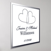 Herzgestalteter Foil Akzent für Hochzeitplakatdruc Foliendrucke (Ablage )