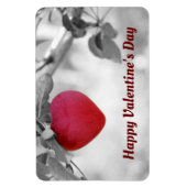 Herzgestaltetes Apple Foto Magnet (Vertikal)