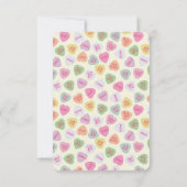 Herzgestaltetes Foto im Klassenzimmer Valentine's  Dankeskarte (Rückseite)