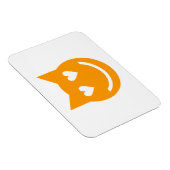 Herzgestapelte Augen Emoji Magnet (Rechte Seite)