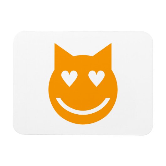 Herzgestapelte Augen Emoji Magnet (Horizontal)