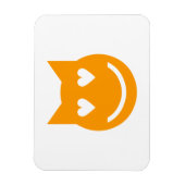 Herzgestapelte Augen Emoji Magnet (Vertikal)