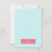 Herzgestapelte Balloons Einladung (Rückseite)