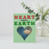 Herzgestapelte Erdanagramme Postkarte (Stehend Vorderseite)