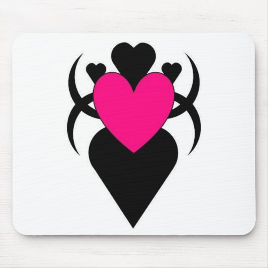 HERZGESTELLTE FRAU MOUSEPAD (Vorne)