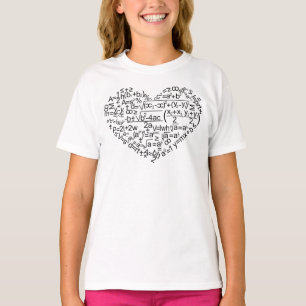 HERZGESTELLTE MATH-FORMULAS. T-Shirt
