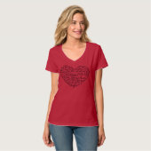 HERZGESTELLTE MATH-FORMULAS. T-Shirt (Vorderseite Vollansicht)
