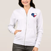HERZGESTELLTE TEXASFLAGE HOODIE (Vorderseite)