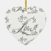 HERZGESTELLTE "WAHRE LIEBE" CHRISTMAS ORNAMENT (Vorne)