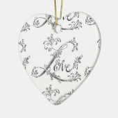 HERZGESTELLTE "WAHRE LIEBE" CHRISTMAS ORNAMENT (Links)