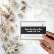 Herzgestreifte Blume auf der Black Gold Foil Hochz