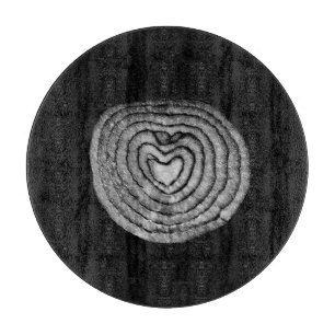 Herzgestreifte Zwiebel Schneidebrett