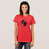 Herzgestreifter T - Shirt (Vorne ganz)