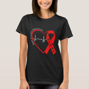 Herzgesundheit Herzkrankheit Bewusstsein CHD Herzs T-Shirt