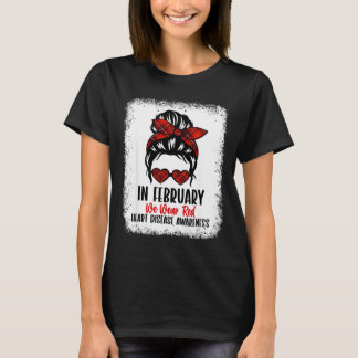 Herzgesundheit Herzkrankheit Bewusstsein Herzschla T-Shirt