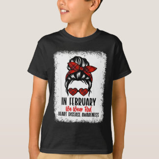 Herzgesundheit Herzkrankheit Bewusstsein Herzschla T-Shirt
