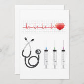 Herzgesundheit Herzmedizin Einladung (Vorne/Hinten)