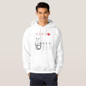 Herzgesundheit Herzmedizin Hoodie (Vorne ganz)