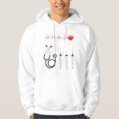 Herzgesundheit Herzmedizin Hoodie (Vorderseite)
