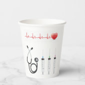 Herzgesundheit Herzmedizin Pappbecher (Vorderseite)