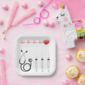 Herzgesundheit Herzmedizin Pappteller (Party)