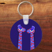HERZGIRAFFES Schlüsselanhänger (Vorderseite)
