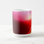 Herzglänzende Glitzer-Hintergrund Tasse (Mittel)