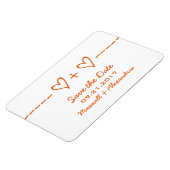 Herzgleichung Speichern Sie das Datumsfenster, Ora Magnet (Linke Seite)