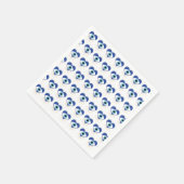 Herzgriechisches Böses Auge Serviette (Ecke)