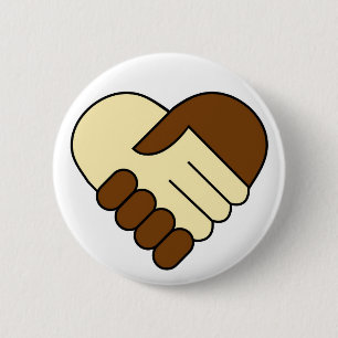 "Herzhändedruck" Knopf Button