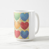 Herzhintergrund Kaffeetasse (VorderseiteRechts)