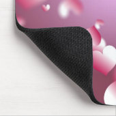 Herzhintergrund Mousepad (Ecke)