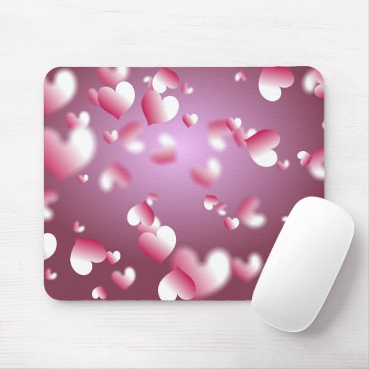 Herzhintergrund Mousepad (Mit Mouse)