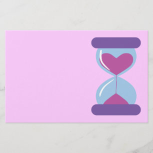 HerzHourglass Briefpapier
