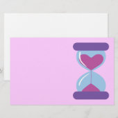 HerzHourglass Briefpapier (Vorne/Hinten)