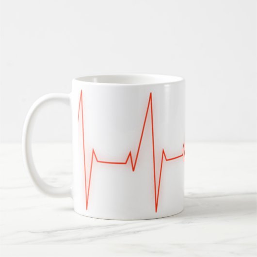 Herzimpuls Kaffeetasse (Links)