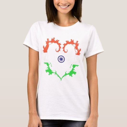 Herzindien T-Shirt (Vorderseite)