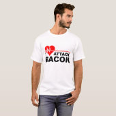 Herzinfarkt Bacon Funny T - Shirt (Vorne ganz)