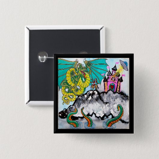 Herzinfarkt Button (Vorne & Hinten)