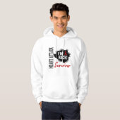 Herzinfarkt des Überlebend-7 Hoodie (Vorne ganz)