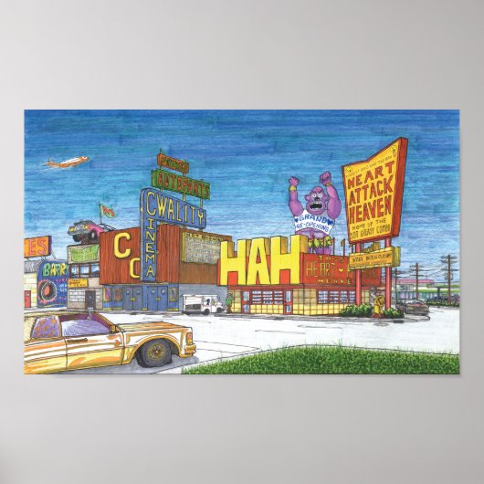 Herzinfarkt Himmel: Baitline Rd. Poster (Vorne)