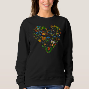 Herzinfarkt-Insekten mit vielen Schlägern Sweatshirt
