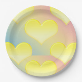 Herzinfarkt Pappteller