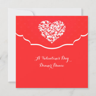 Herzinfarkt Rot Valentinus Einladung