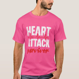 Herzinfarkt Überlebter Herzüberlebter Bypass Hörer T-Shirt