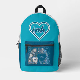 Herzinhalator Bedruckter Rucksack