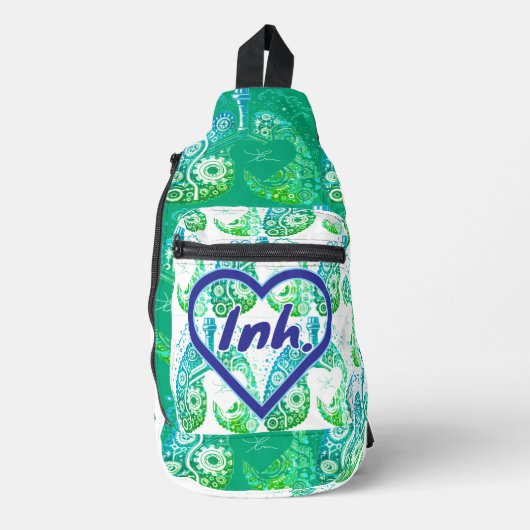 Herzinhalator Crossbody Bag (Vorderseite)