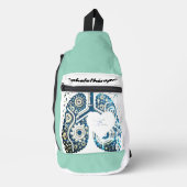Herzinhalator Crossbody Bag (Vorderseite)